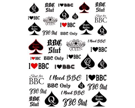 bbc slut tattoos|Amazon.com: Bbc Temporary Tattoos